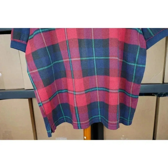 90s Huntclub Grand Tour Red Golf Polo Men's XXL #353 - Picture 4 of 5